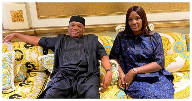 Orji Kalu and his wife, Ifunanya