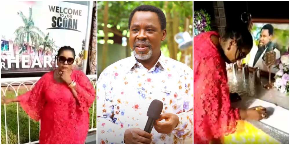 Actress Rita Edochie at TB Joshua's church