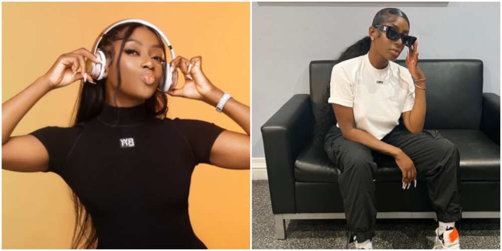 Skiibii's former girlfriend Ms DSf, Nigerian female DJ Ms DSF Skiibii's former girlfriend Ms DSf, Nigerian female DJ Ms DSF