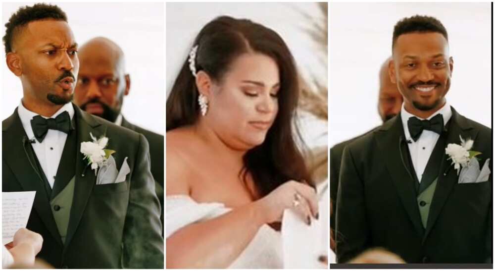 Photos of wedding ceremony between Christie and Byron who dated for 15 good years.