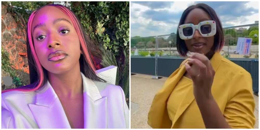 DJ Cuppy's photos in black hair DJ Cuppy's photos in black hair