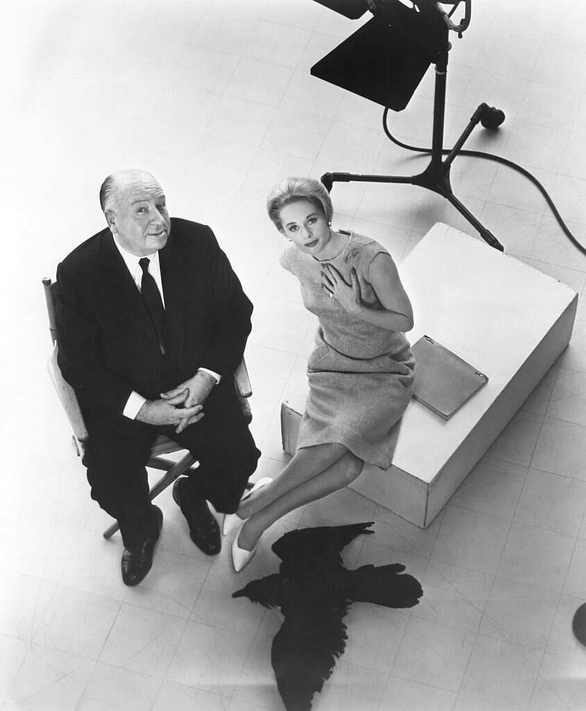 Alfred Hitchcock et Tippi Hedren