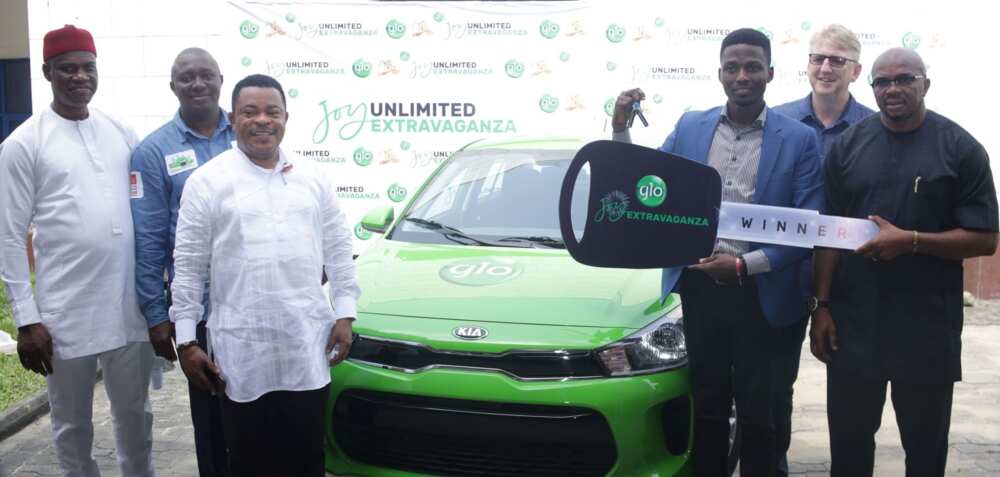 Glo has lifted me up - Says Car winner in Joy Unlimited Extravaganza Promo