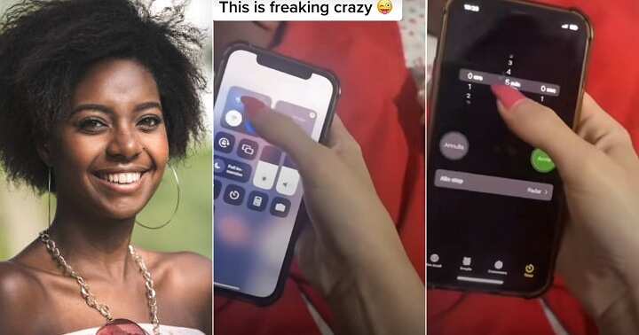 Lady unlocks partner's phone