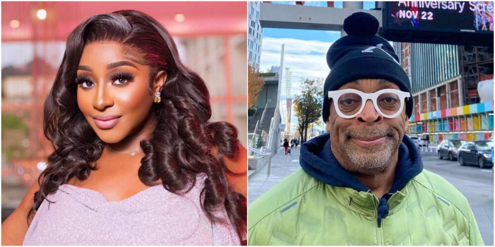 Nollywood actress Ini Edo, American producer Spike Lee