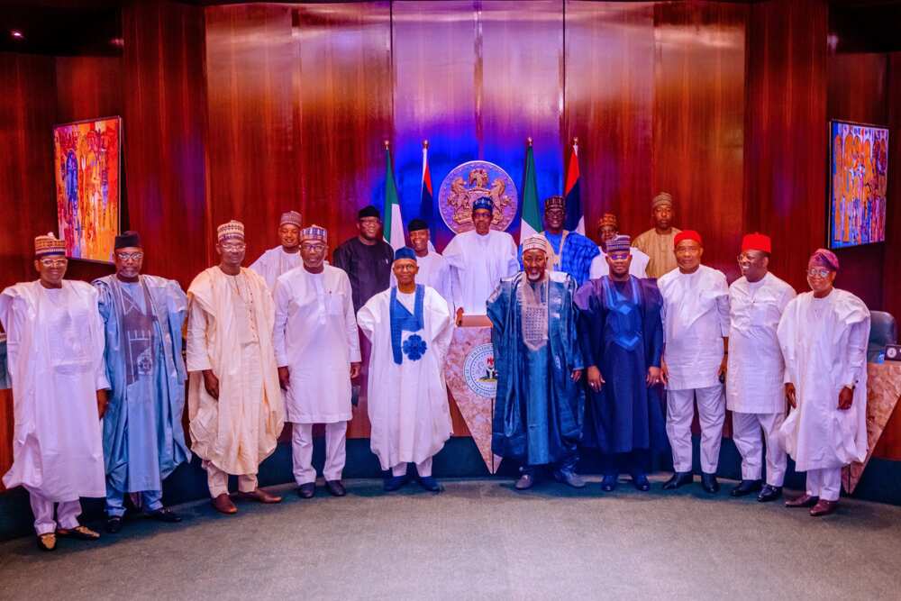 Buhari, APC governors, pre-convention conference
