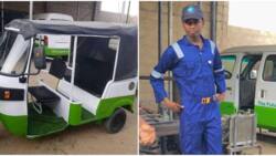 Maiduguri man builds electric Keke Napep that can run 120Km after 30 minutes charge, photos go viral