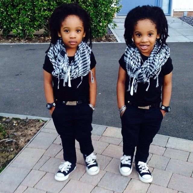 baby twins boy and girl swag