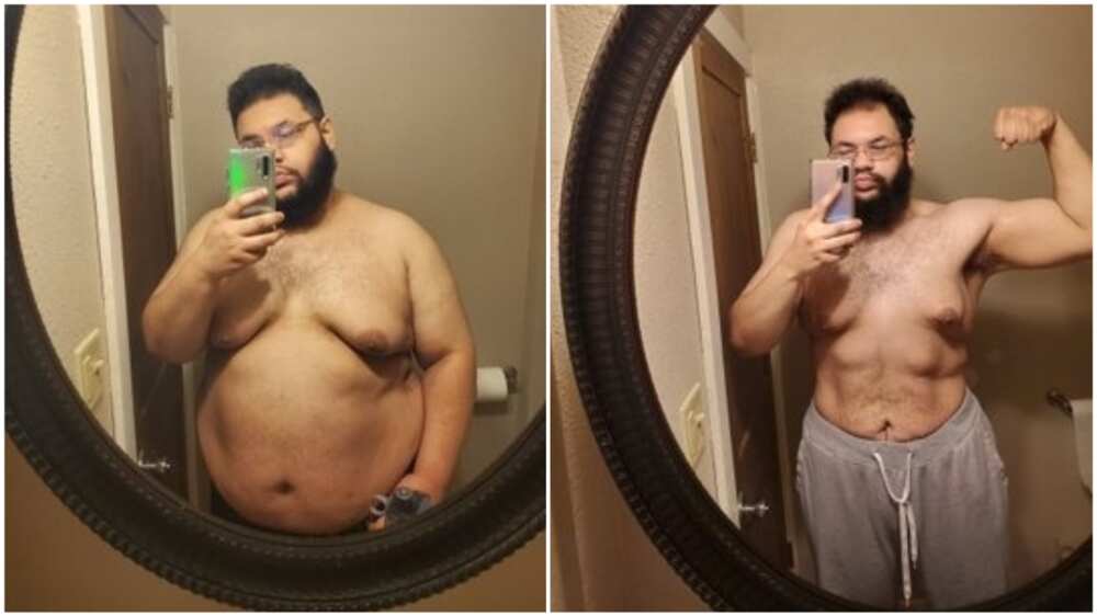 Man shares weight loss journey, inspires people with his success Man shares weight loss journey, inspires people with his success