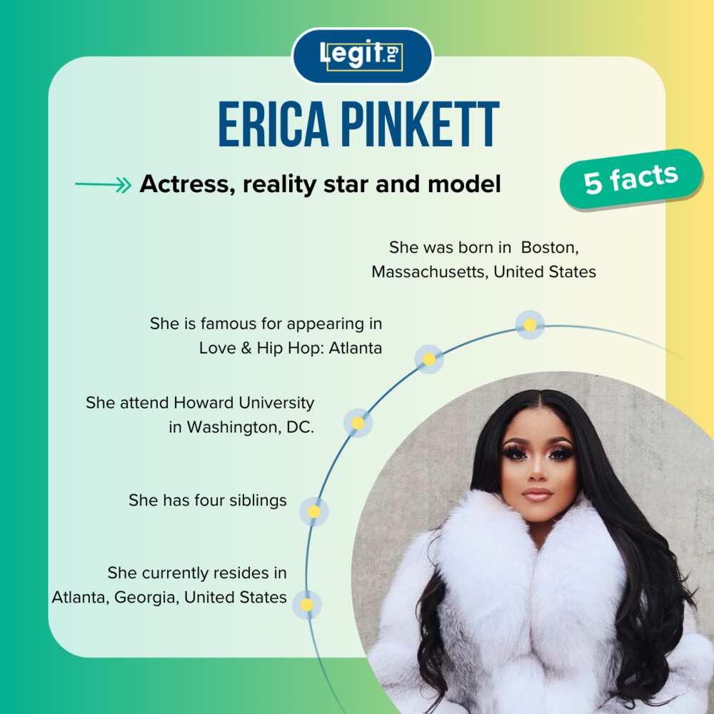 Top 5 facts about Erica Pinkett