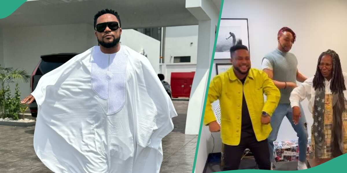 See the beautiful moment Tim Godfrey did Big God challenge with Whoopi Goldberg in New York(video)