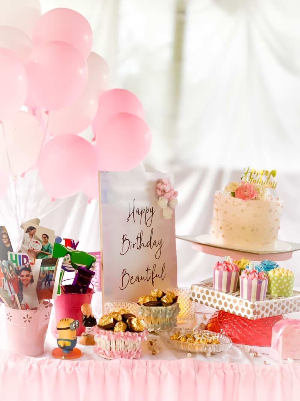 18th birthday party table decoration ideas