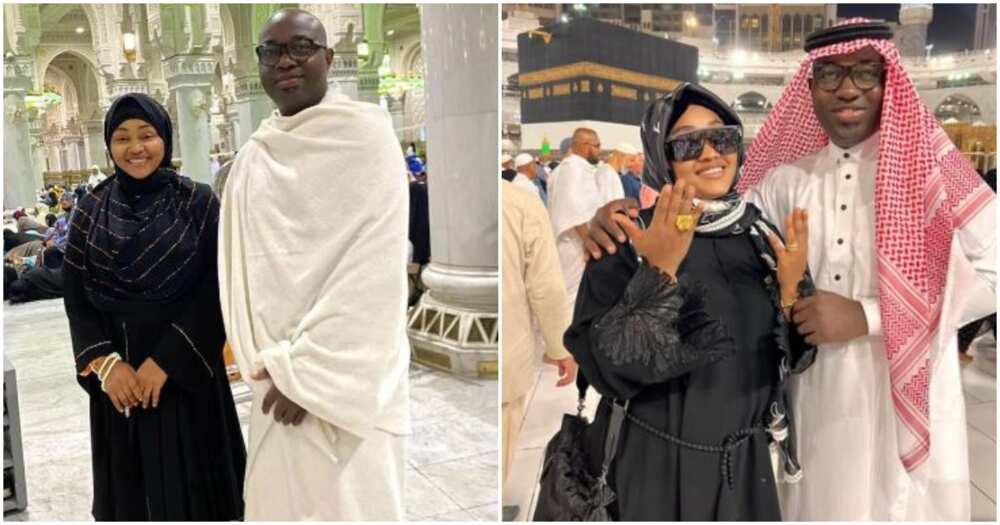 Actress Mercy Aigbe and her husband