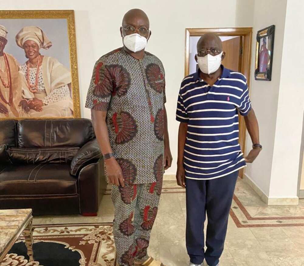 Fayose visits Tinubu in Lagos