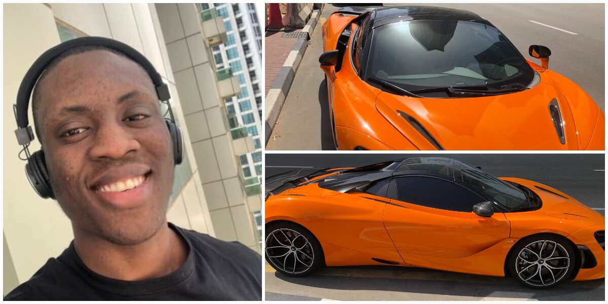 Young Man Shows Off His New McLaren Car Worth N118m, Nigerians Question the  Source of His Wealth 