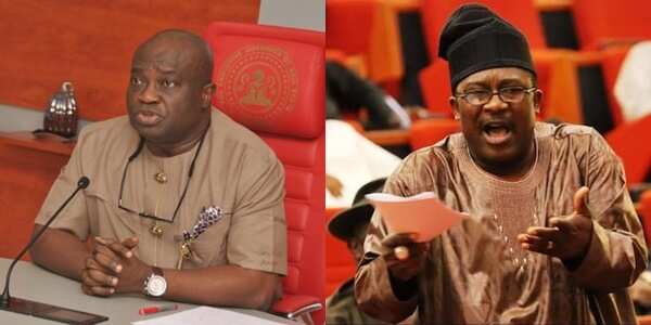 Champagne drinking governor: War of words as Ikpeazu tackles Senator Adeyemi over "drunkard" attack