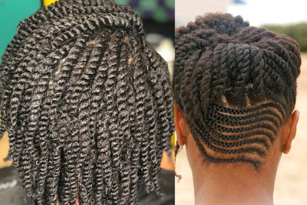 Top 50 black natural hairstyles for medium length hair 2022/23 - Legit.ng