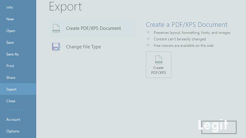 How to save a document as a PDF