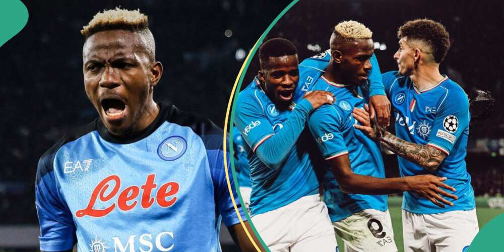 Victor Osimhen's goal for Napoli against Barcelona made history