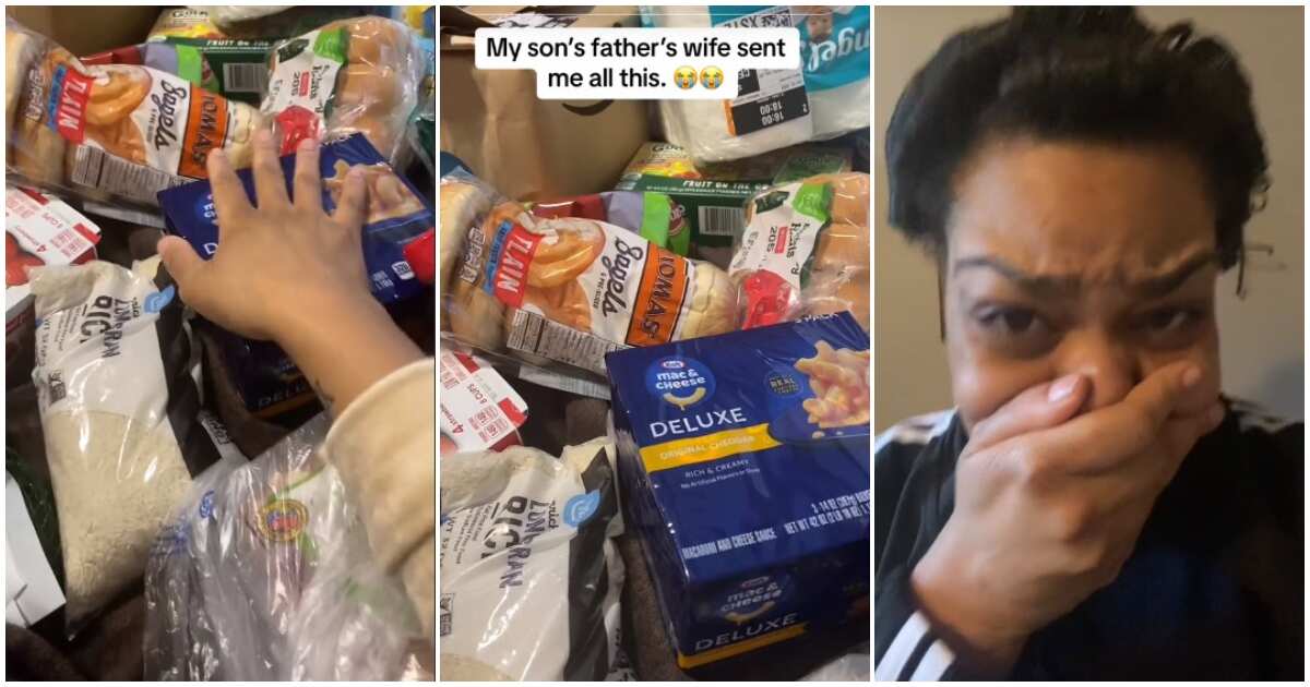 See the package a pregnant woman received from her ex's wife that made her cry