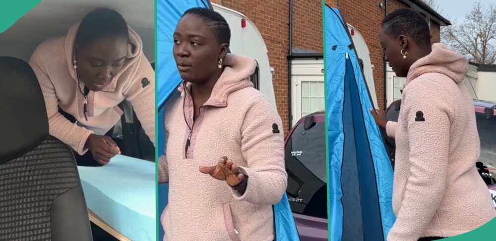 Lady set to drive from London to Lagos.