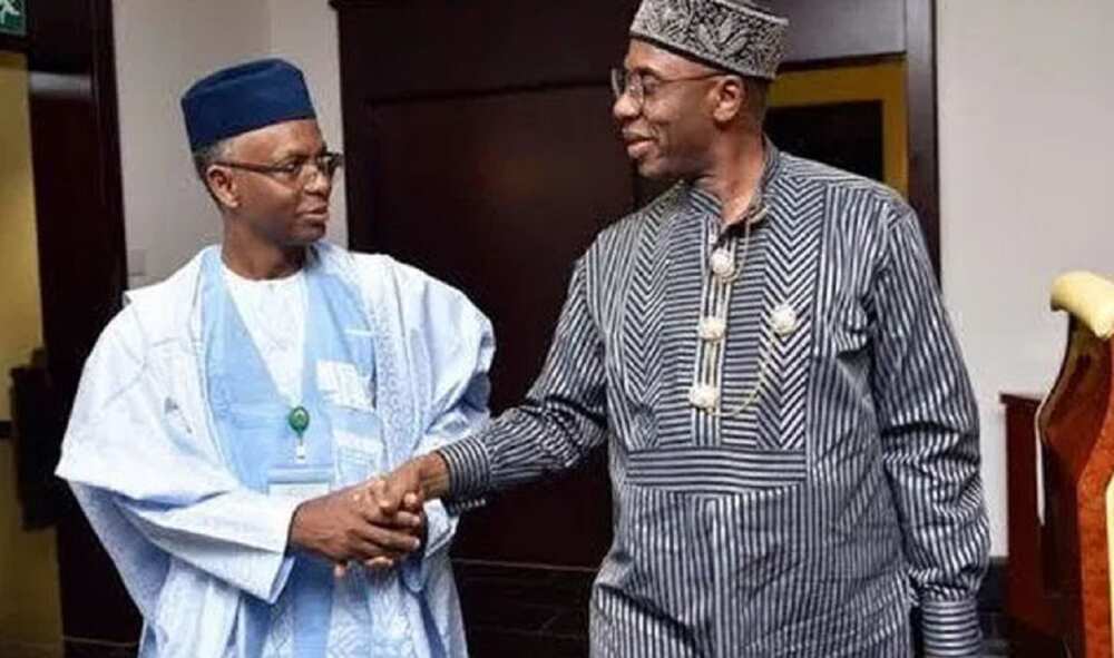 Fastocin Rotimi Amaechi, Nasir El-Rufai da Bola Tinubu su na yawo a gari