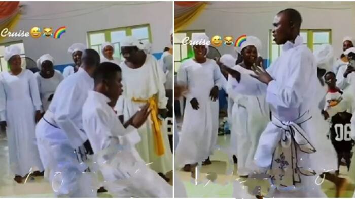 Ladies shake waists, men do fast leg work as church dance enters top gear, video causes stir