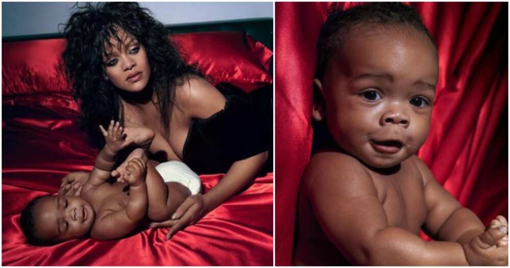 Rihanna calls her son fine, reacts to trolls who attacked her.