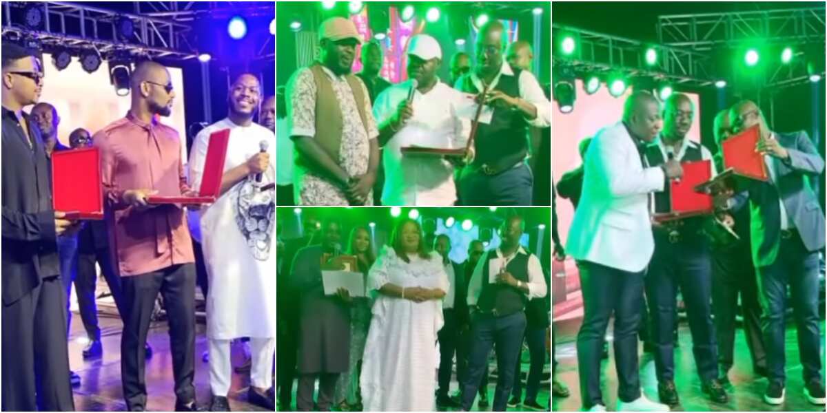 Excitement as Obi Cubana awards security man, other staff of 10 years N1m each, naija celebs spotted at event