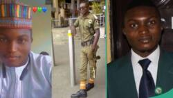 "I was earning N25k": Man who worked as security guard to get money finishes university in style