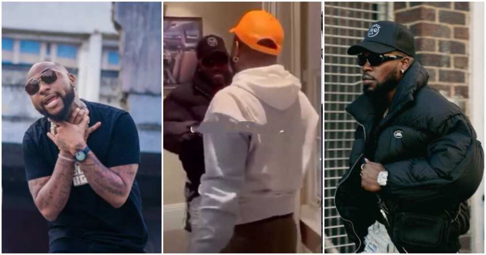 Photos of Davido and Broda Shaggi