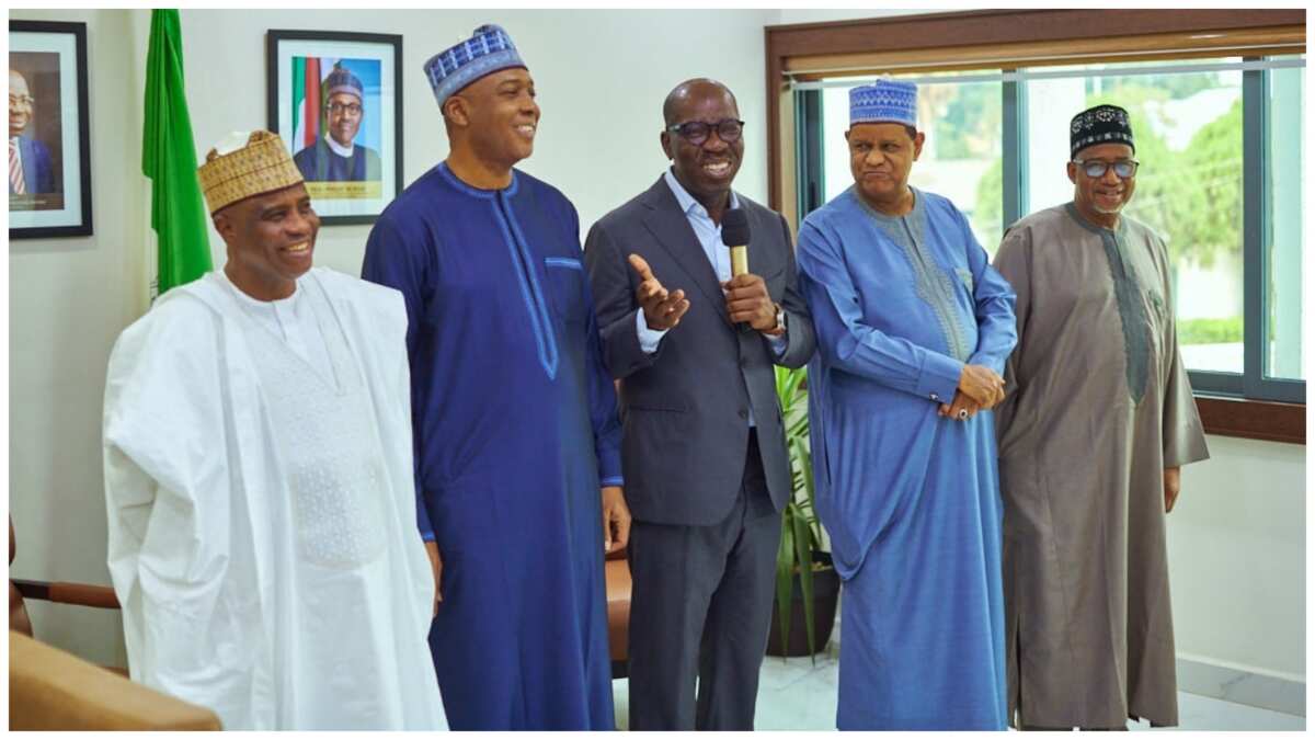 Zoning: Edo PDP Crisis takes new turn as Obaseki receives 2 PDP governors, Saraki, others