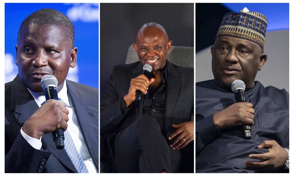 Dangote, Tony Elumelu, Rabiu