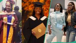 "Na local produce International": Mercy Aigbe compares her graduation photo to daughter's