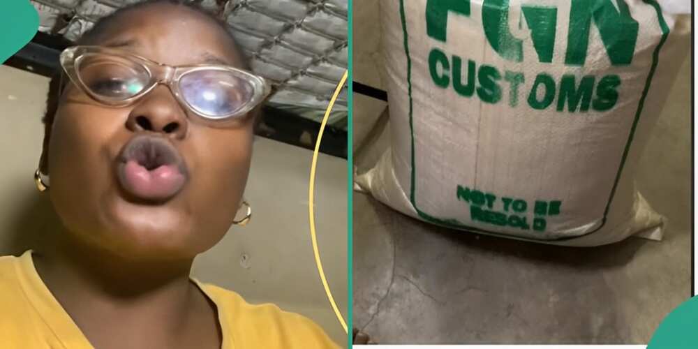 The photo showed the lady as well as the customs rice.