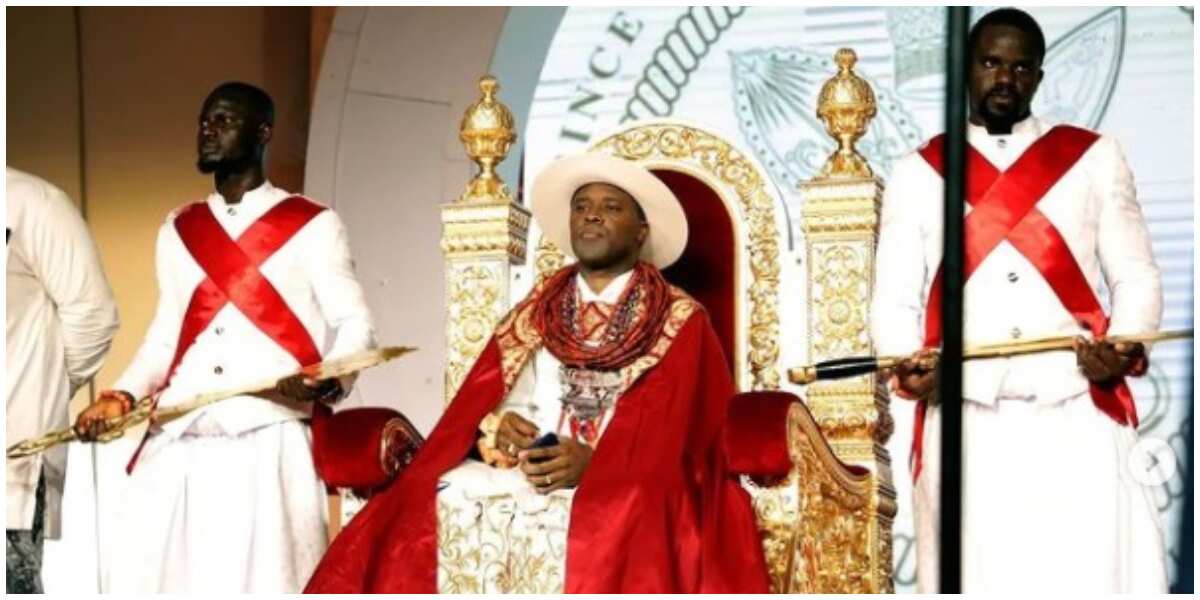 Olu Of Warri New Videos From The Coronation Ceremony Of Prince Tsola