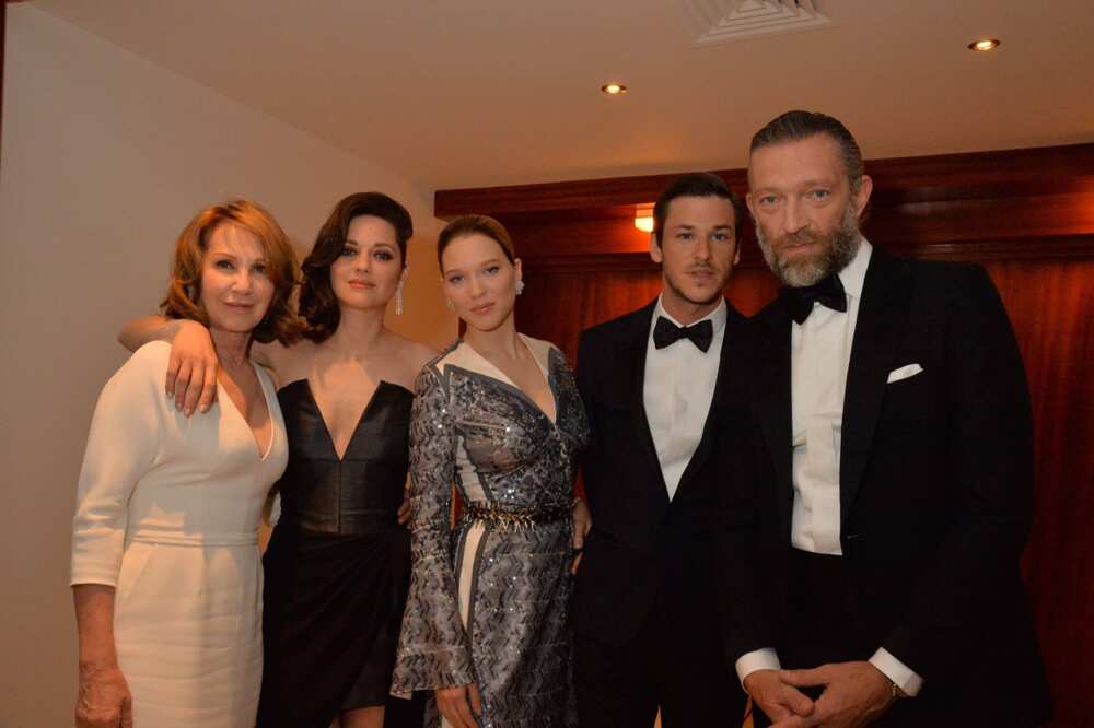 Nathalie Baye, Marion Cotillard, Léa Seydoux, Gaspard Ulliel et Vincent Cassel Nathalie Baye, Marion Cotillard, Léa Seydoux, Gaspard Ulliel et Vincent Cassel