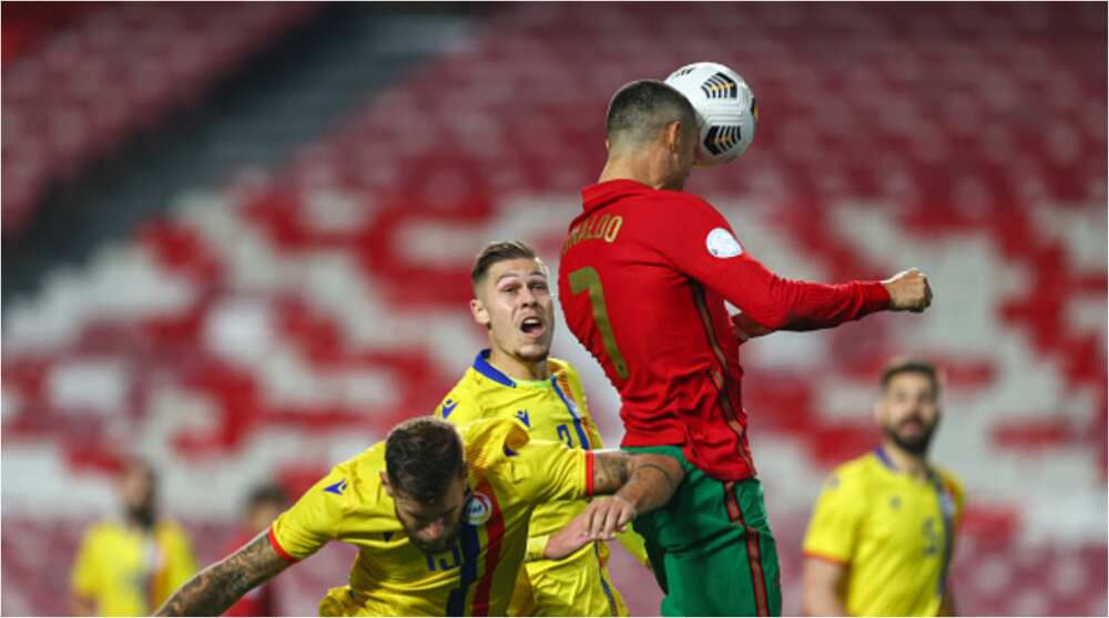 Cristiano Ronaldo: Portugal national team captain comes off bench to score 102nd international goal