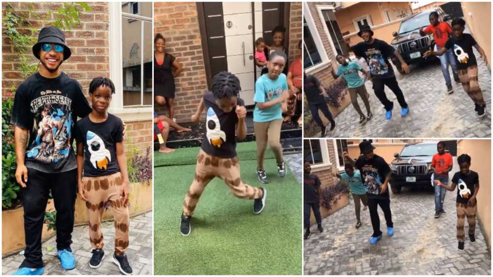 Wizkid's son Tife 'scatters' dance floor as Poco Lee teaches him in viral video