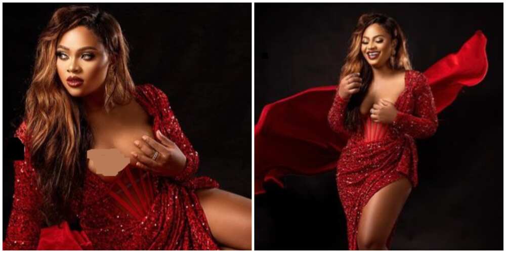 Photos of BBNaija star Tega.