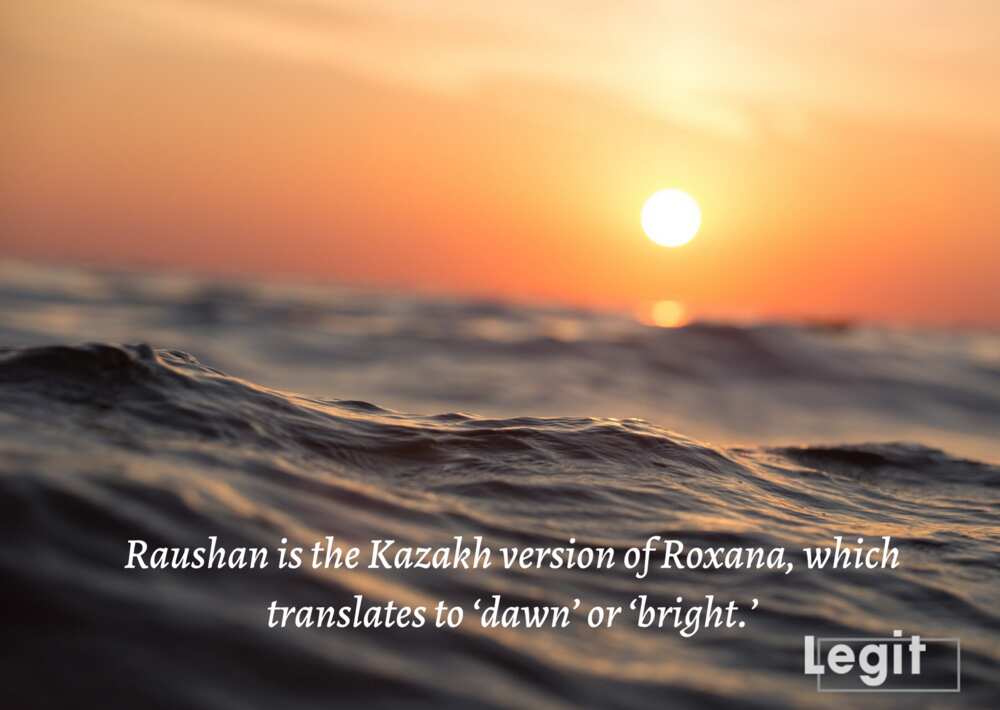 Kazakh names: Raushan