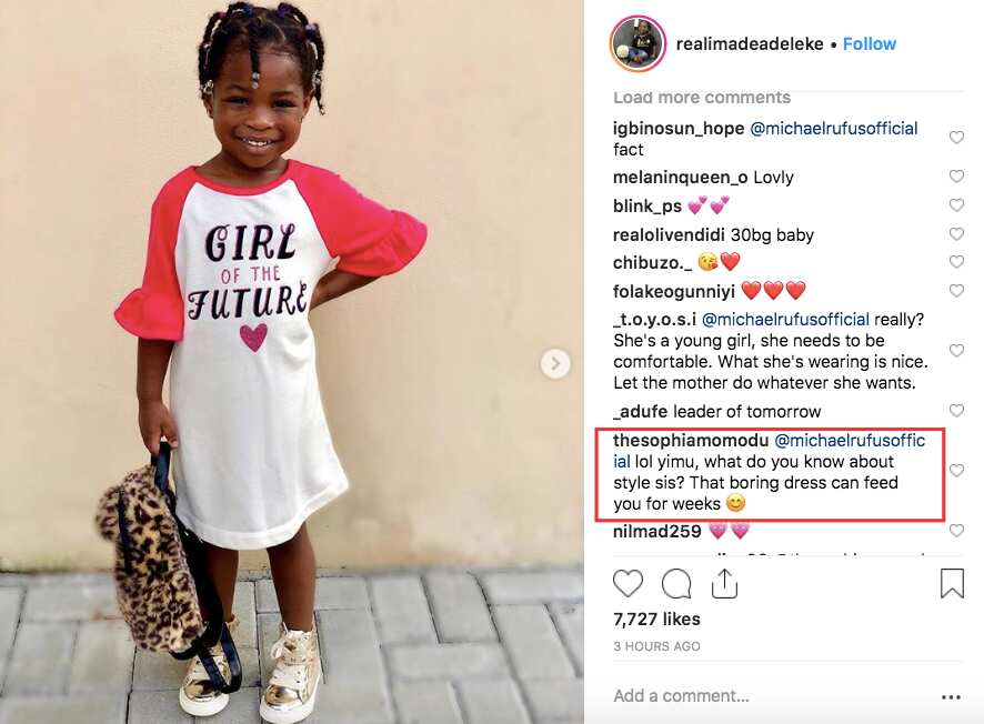 Nigerians react after digging up real price of Imadeâs dress which Sophia Momodu says will feed someone for weeks