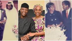 Young and cute: Old marriage photos of VP Osinbajo & wife emerge online as they mark 32nd wedding anniversary