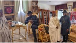 Just in: Jonathan meets IBB, Abubakar behind closed-door, reveals his mission