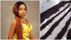 Guinness World Record: Lady who set out to make 'longest handmade wig' speaks about her experience