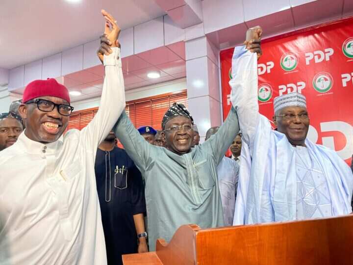 Delta State, Governor Ifeanyi Okowa, vice-presidential candidate, Peoples Democratic Party (PDP), Atiku Abubakar