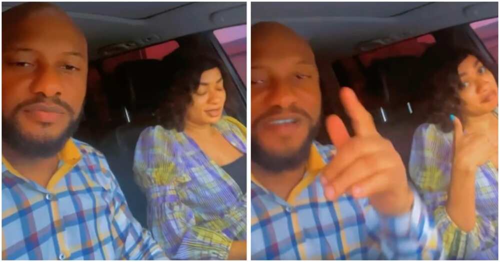 Problem no dey finish: Yul Edochie's sparks reactions as he shares video of him & 1st wife vibing to a song