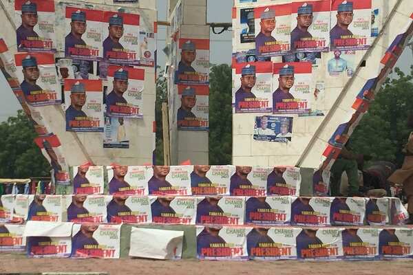 2023: Governor Yahaya Bello's posters flood northern parts of Nigeria