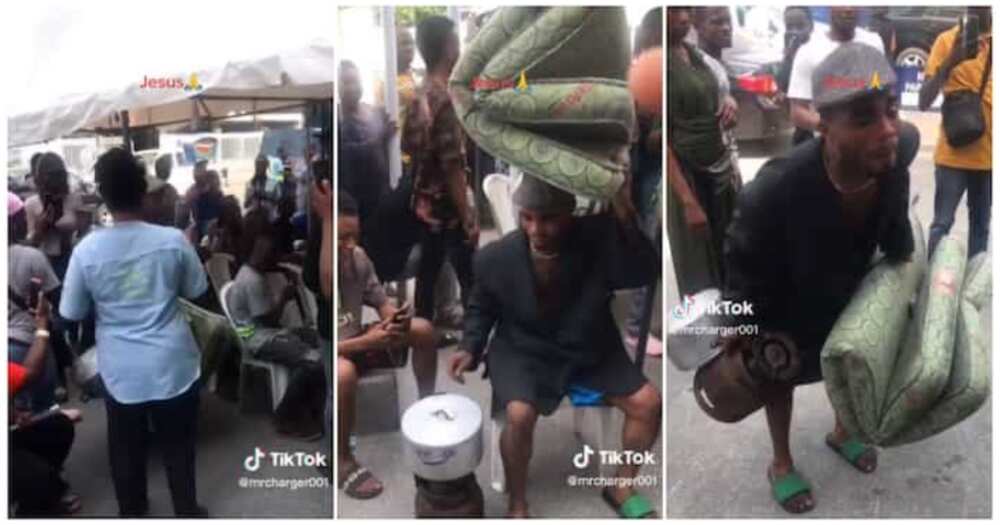 Frustrated customers, bankers versus customers, naira redesign, new naira, CBN, man storms bank Frustrated customers, bankers versus customers, naira redesign, new naira, CBN, man storms bank