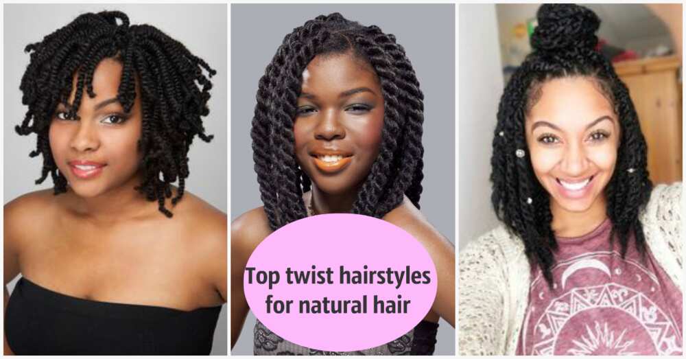 20 Low Maintenance Twisted Hairstyles for Natural Hair